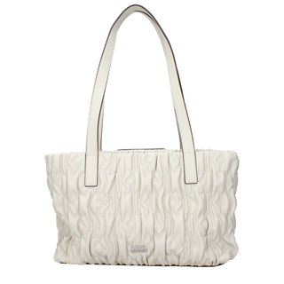 Gray Polyester Shoulder Bag