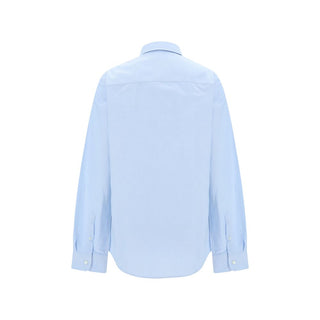 Blue Cotton Dress Shirt