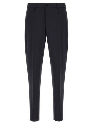 Blue Virgin Wool Two-Piece Suit