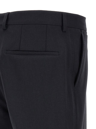 Blue Virgin Wool Two-Piece Suit
