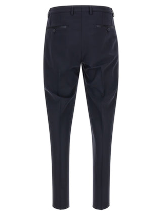 Blue Virgin Wool Two-Piece Suit