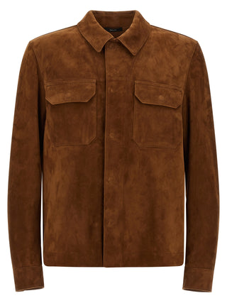 Brown Lamb Leather Leather Jacket