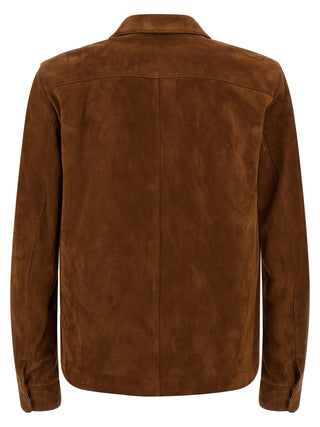 Brown Lamb Leather Leather Jacket