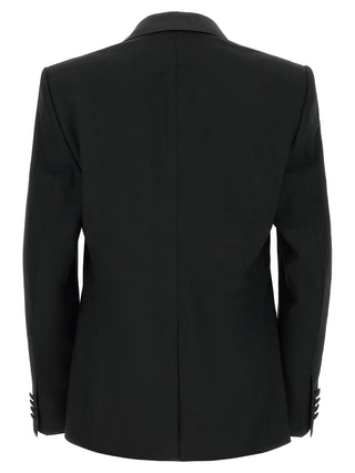 Black Virgin Wool Two-Piece Suit