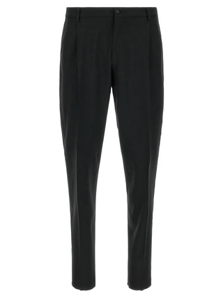 Black Virgin Wool Two-Piece Suit