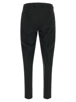 Black Virgin Wool Two-Piece Suit