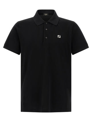 Black Cotton Polo Shirt