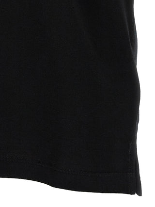 Black Cotton Polo Shirt