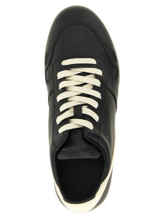 Bicolor Calfskin Low Top Sneakers