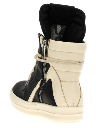 Bicolor Calfskin Athletic Sneakers