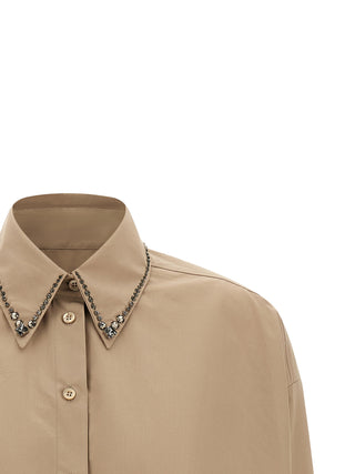 Beige Cotton Blouse