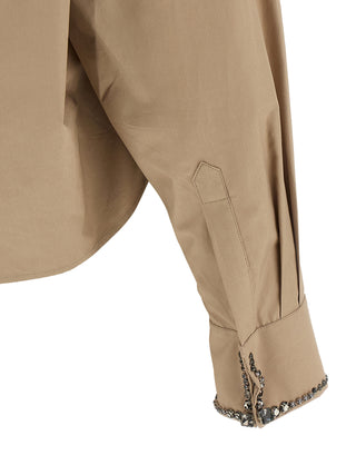 Beige Cotton Blouse
