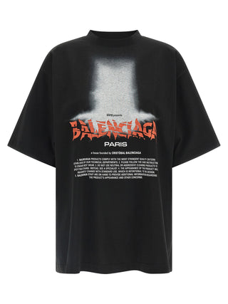 Black Cotton T-Shirt