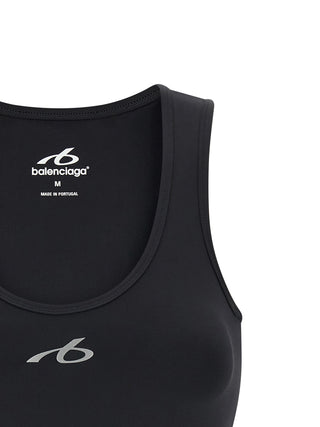 Black Polyamide Sport Bra