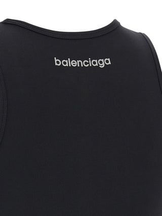 Black Polyamide Sport Bra