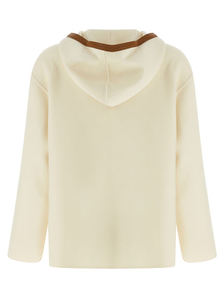 White Virgin Wool Coat