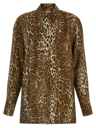 Brown Silk Blouse