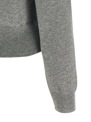Gray Cashmere Cardigan