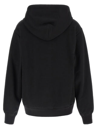 Black Cotton Hoodie
