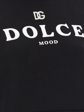 Black Cotton Hoodie