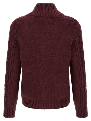 Bordeaux Cashmere Cardigan