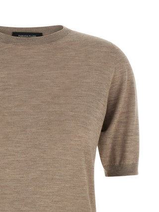 Beige Cashmere Cardigan