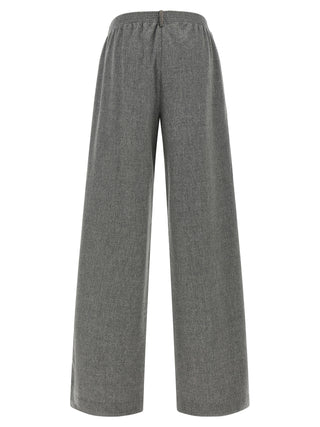 Gray Virgin Wool Cargo Pants