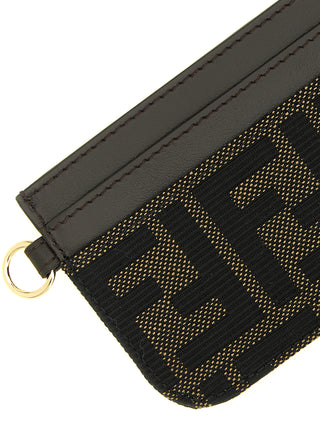 Brown Polyester Cardholder