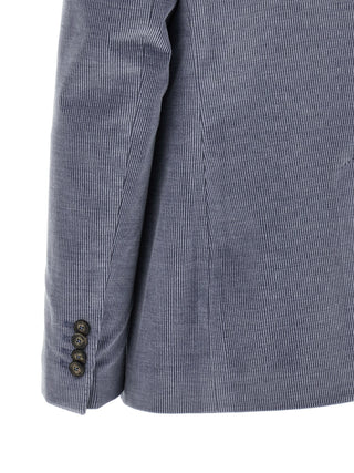 Blue Cotton Blazer