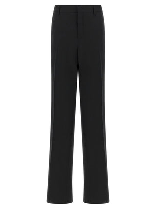 Black Polyester Dress Pants