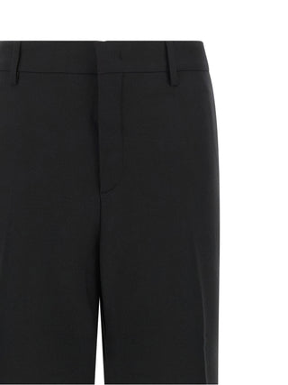 Black Polyester Dress Pants