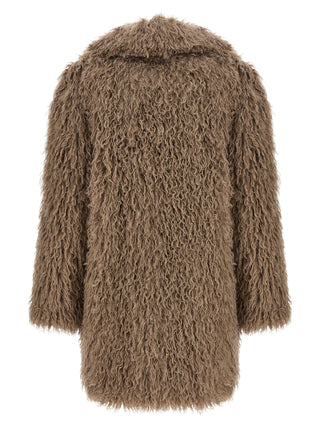 Gray Polyester Coat
