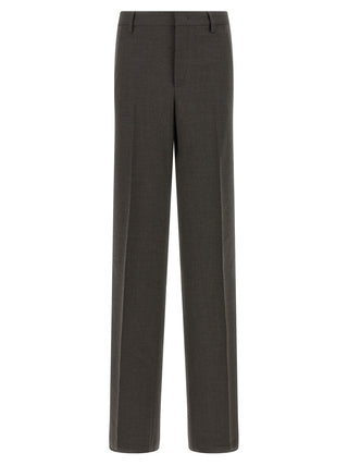 Gray Virgin Wool Two-Piece Suit