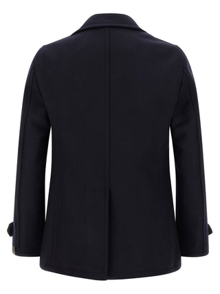 Blue Wool Coat