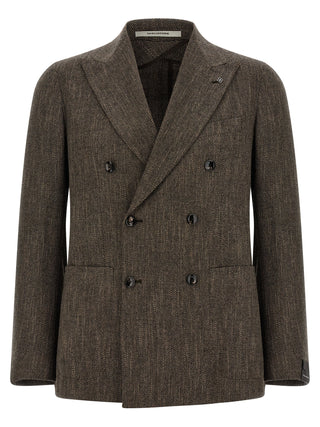 Brown Virgin Wool Blazer