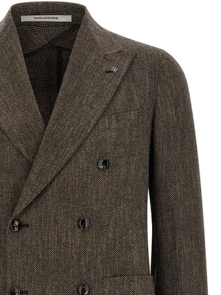Brown Virgin Wool Blazer