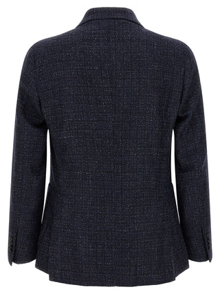 Blue Virgin Wool Blazer