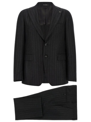 Gray Virgin Wool Two-Piece Suit