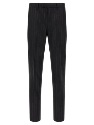Gray Virgin Wool Two-Piece Suit