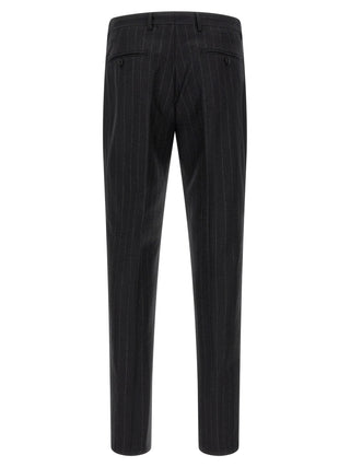 Gray Virgin Wool Two-Piece Suit