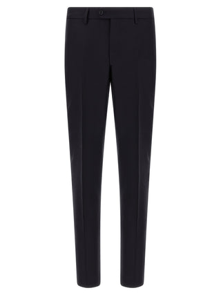 Blue Virgin Wool Two-Piece Suit