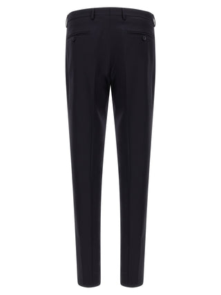 Blue Virgin Wool Two-Piece Suit