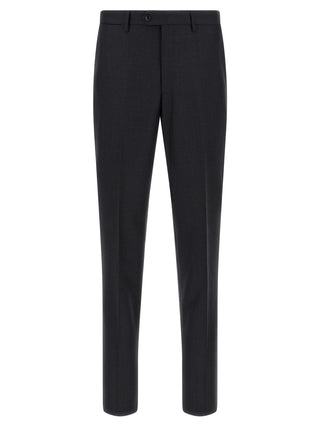 Gray Virgin Wool Two-Piece Suit