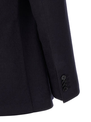Blue Virgin Wool Two-Piece Suit