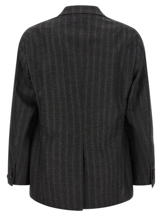 Gray Virgin Wool Two-Piece Suit