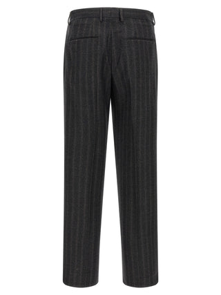 Gray Virgin Wool Two-Piece Suit