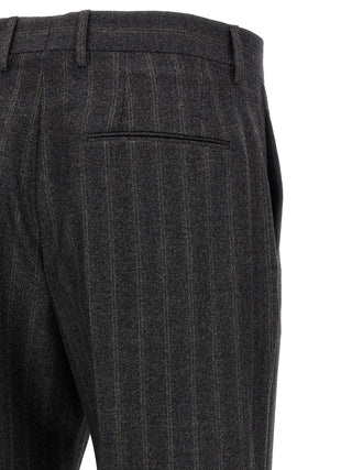Gray Virgin Wool Two-Piece Suit