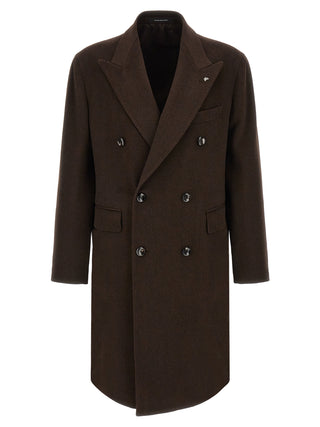 Brown Virgin Wool Coat