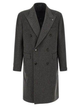 Gray Virgin Wool Coat