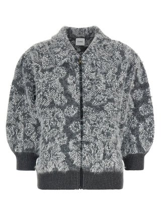 Gray Wool Cardigan
